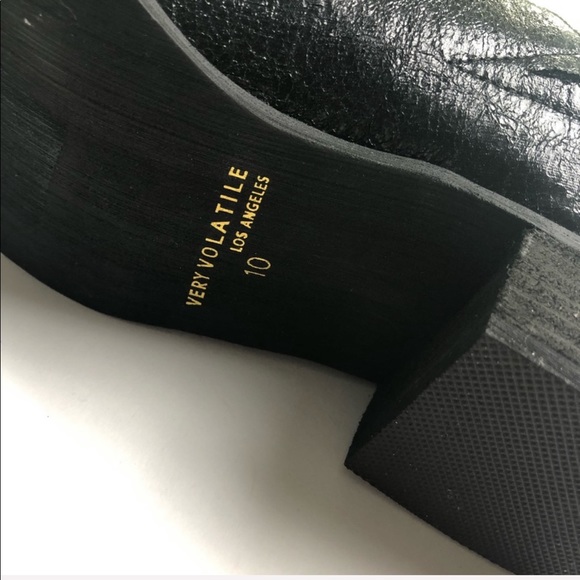 Very volatile Los Angeles Pointed block heel mules - Picture 3 of 6